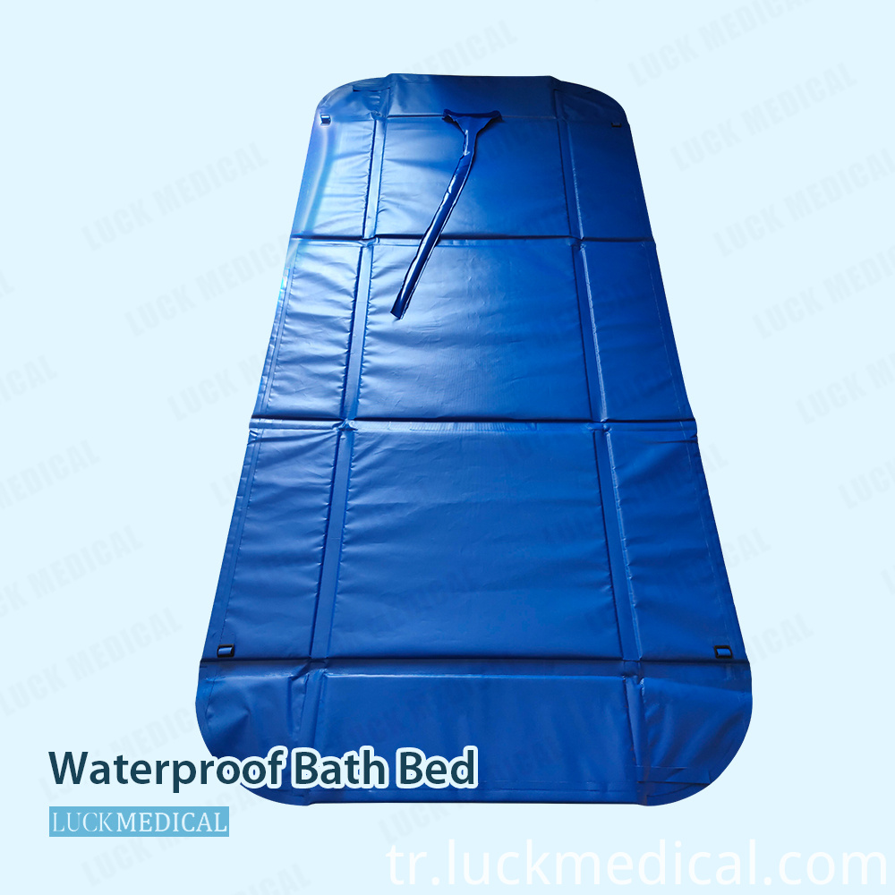 Hasta 01 İçin Mp Suya Dayanıklı Plastik Banyo Yatağı Hastane Kullanımı Mp Waterproof Plastic Bath Bed Hospital Use For Patient 01